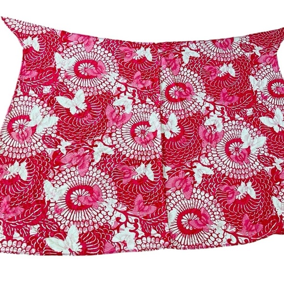 Victoria's Secret Sarong Wrap Skirt Cover Up Pareo Scarf Pink Floral Butterfly💖 - Picture 4 of 4